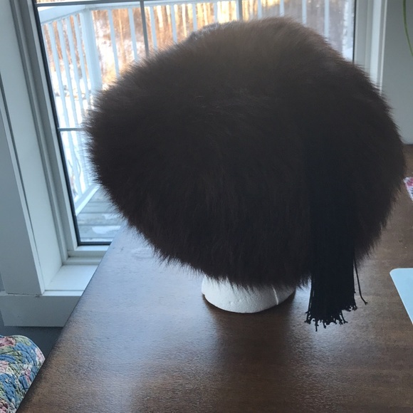 Gorgeous vintage red fox fur hat - Picture 3 of 4